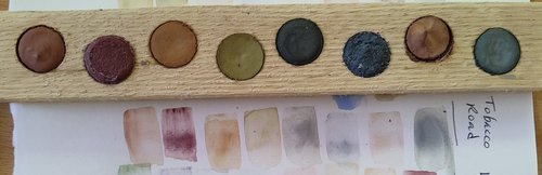 Tobacco Road Watercolor Palette